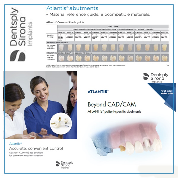 Dentsply Implants Atlantis katalógusok (Abutments, CAD/CAM, Accurate)
