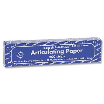 Artikulációs papír BK09 kék 40µ 200 csík