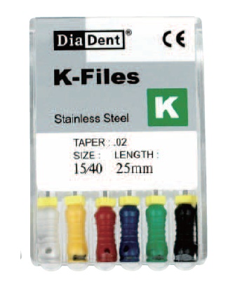 K-files (SS) 25mm 15-40