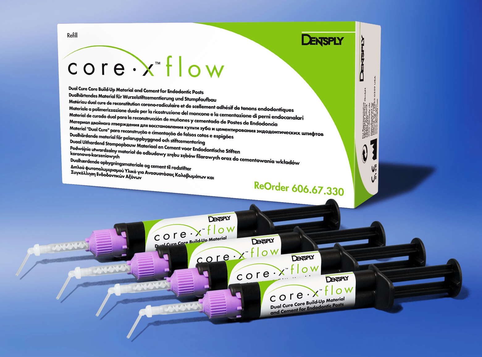 Core.X flow refill (4 syringes + 20 mixing tips)