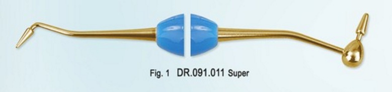 Compo-Fill Plugger super fig.1. Tin coated (blue)