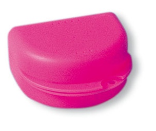 Dentobox fogsor tartó doboz, rózsaszín, 1db
