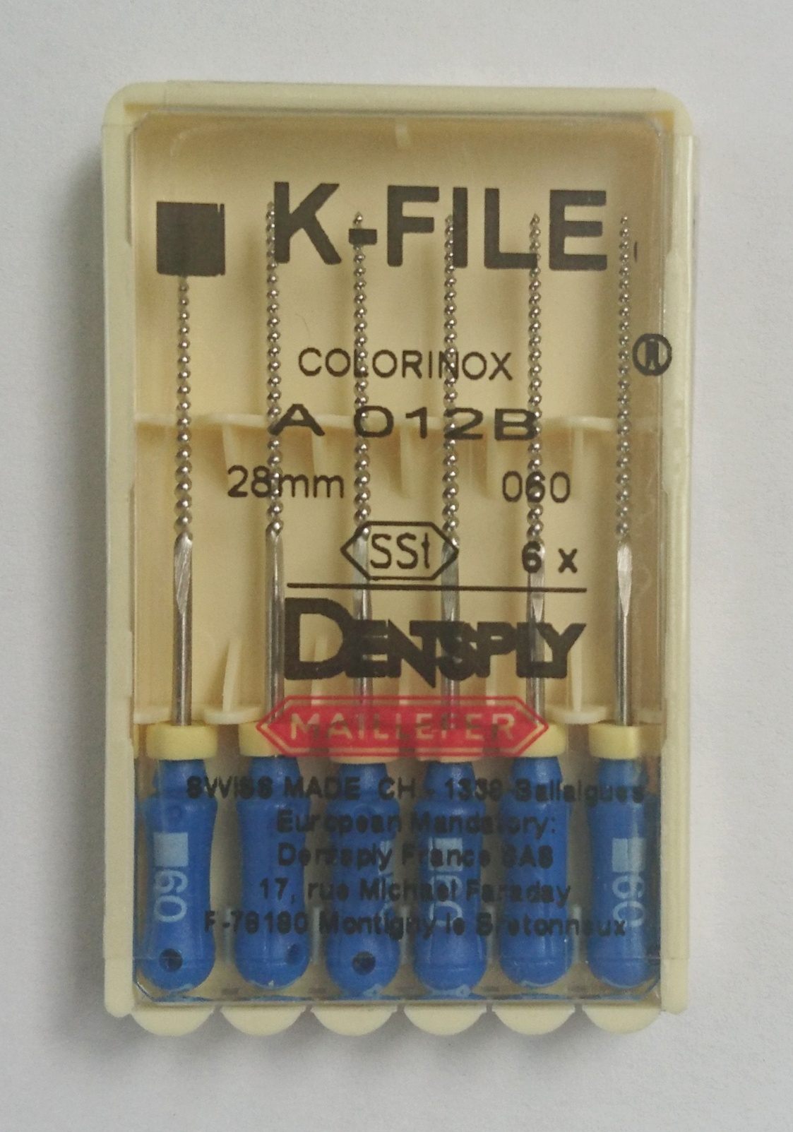 K-File 28mm 60 gyökér Műszer