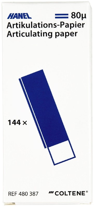 Artikulációs Papír 80 µ I kék/kék 144db