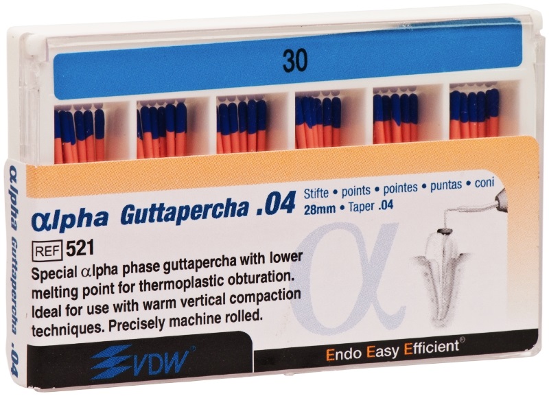 Alpha-Guttapercha csúcs 4% 030