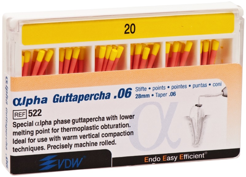 Alpha-Guttapercha csúcs 6% 020
