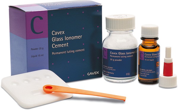 Cavex Glass Ionomer 35g por, 15ml folyadék