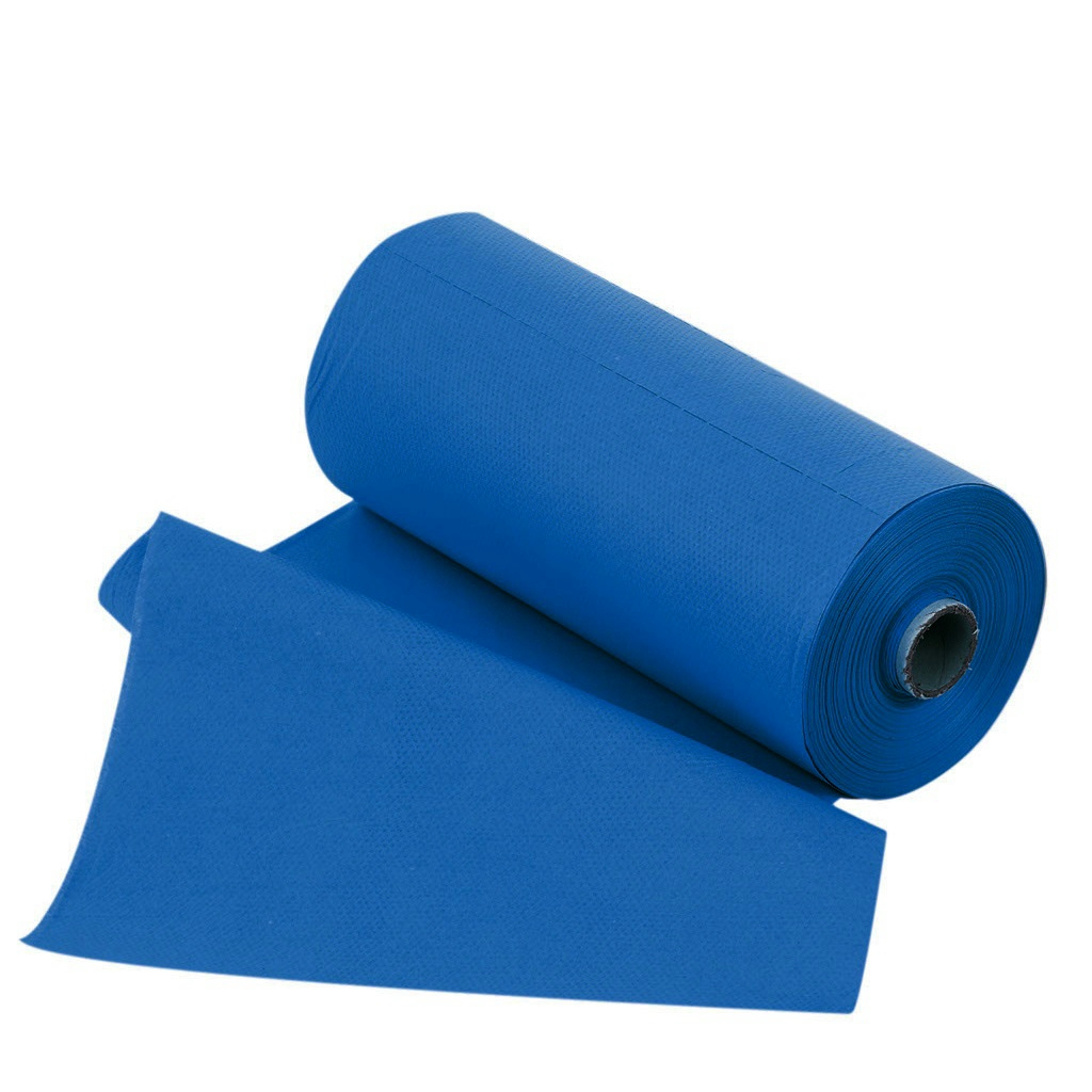 Nyálkendő tekercses, kék, 80db, 50x60cm, 2 réteg
