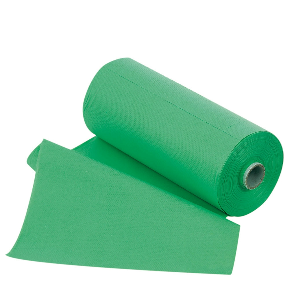 Nyálkendő tekercses, zöld, 80db, 50x60cm, 2 réteg