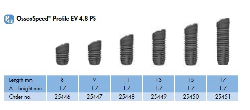 OsseoSpeed Profile EV 4,8 PS 9mm