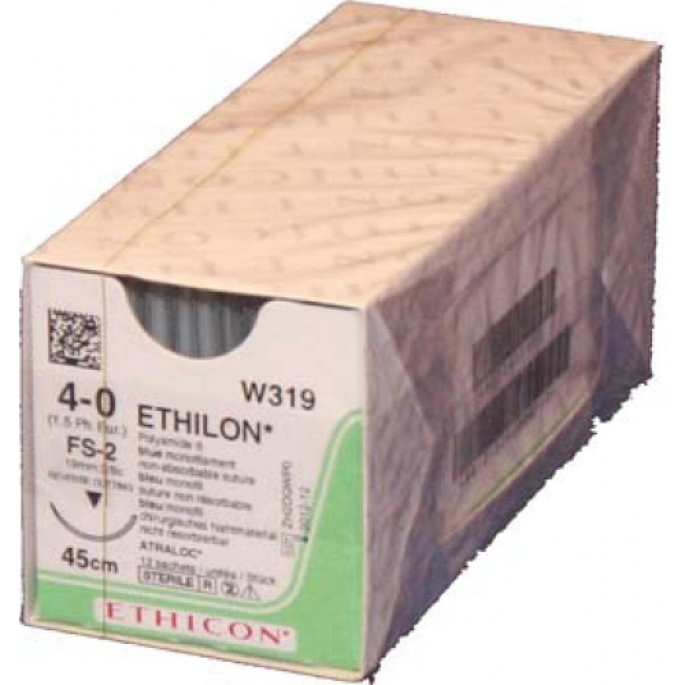 Ethilon 4/0 45 cm FS-2 (12db)
