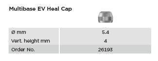 Multibase EV HealCap 5.4-4mm