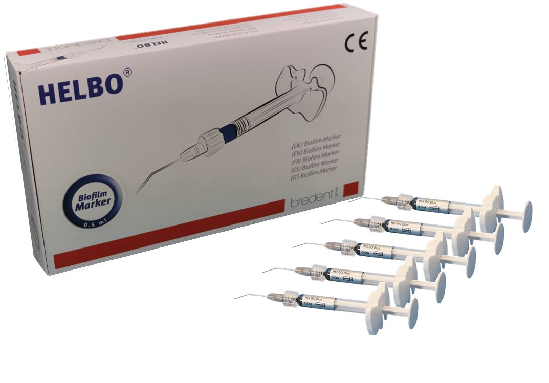 HELBO® Biofilm Marker 5 db/doboz egyszer használatos 0,5 ml-es fecskendő
