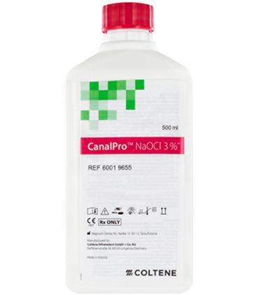 CanalPro NaOCl 3%, 500 ml bottle squared
