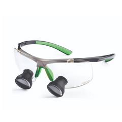 Fix optikás előre gyártott Loupe TTL Gal. 2,5x350 On Techne black/green large PD