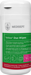 Medisept VELOX DUO WIPES fert. kendő + doboz Tea Tonic (100db)