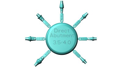 RA Mucosal Punch, Direct Abutment 3.5/4.0 Try-in