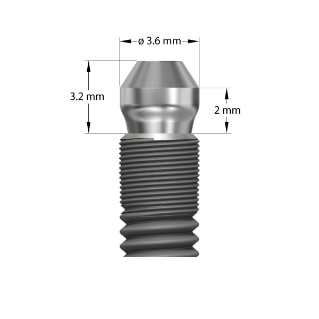 UniAbutment EV 3,6 - 2mm