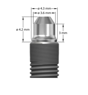 UniAbutment EV 4,8 - 3mm