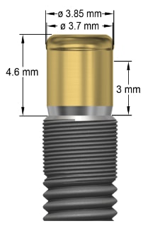 Locator Abutment EV 4,2 - 3mm