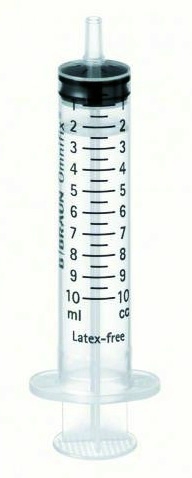 10ml Omnifix fecskendő Luer-Lock, 100db