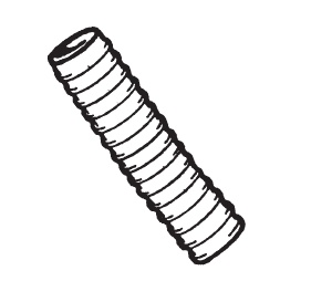 Szilikon cső (VHR, D=11, szürke, 25m)