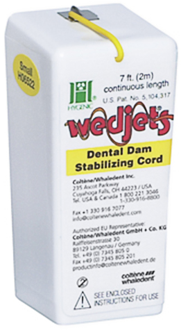 Wedjets Dental Dam kicsi sárga 2.1 m