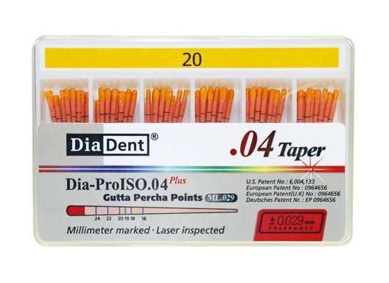 Dia-Pro ISO.04 Plus #20 guttaperchapoén 60db