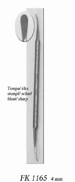 Raspatórium FREER tompa/éles 4 mm