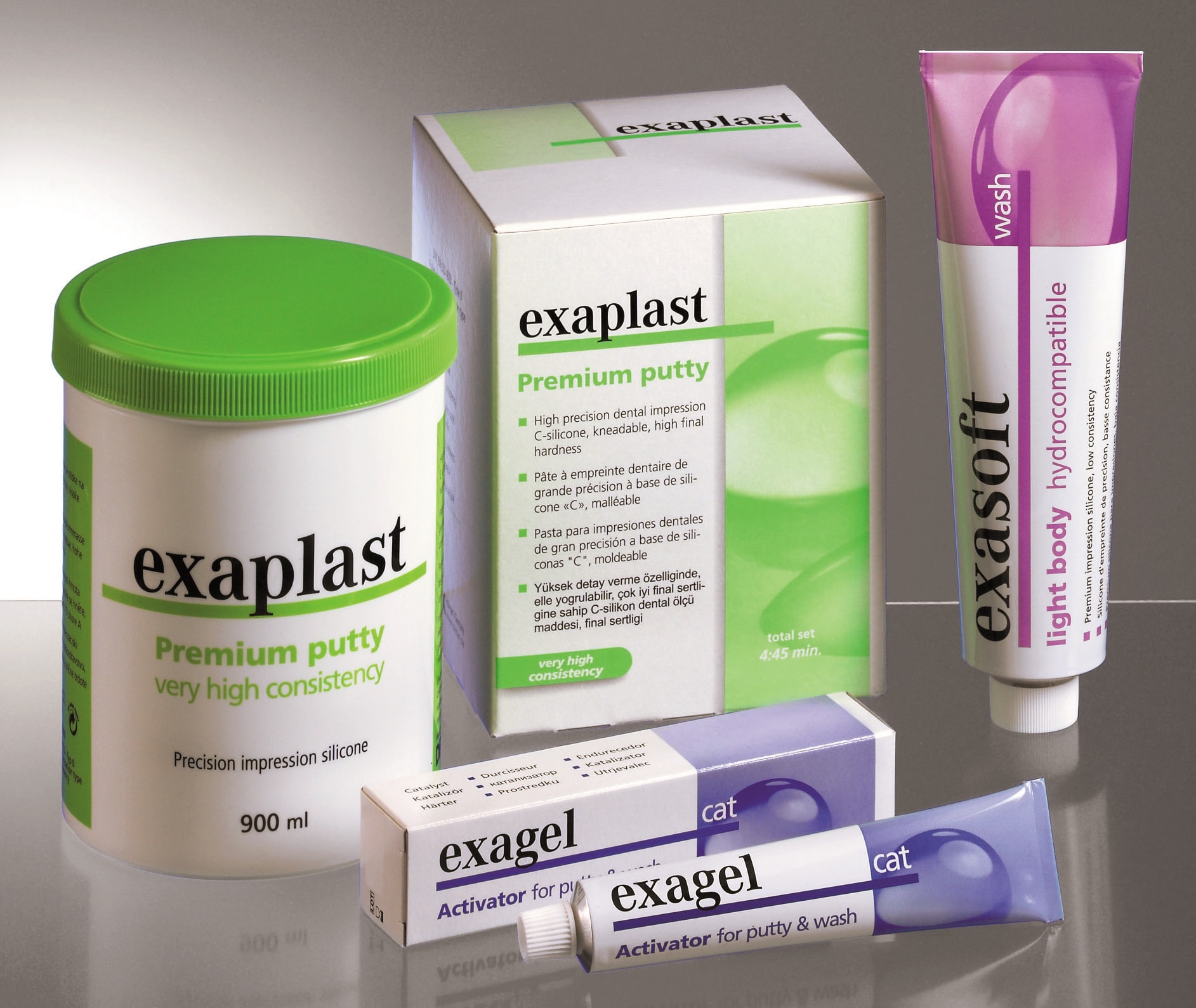 Exaplast c-szilikon készlet 900+140+60 ml