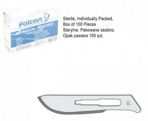 Falcon szikepenge steril fig. 21 (100db)