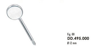FALCON Micro tükör front felszini 12mm fig. 00 króm bevonatos