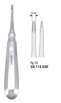 FALCON Emelő Lindo-Levian 2,3mm egyenes kerekített kicsi fej Fig. LLS