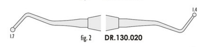 Tömőműszer gömb  1,4mm-1,7mm Fig. 2