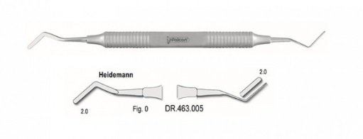 Heidemann spatula 2mm Fig. 0