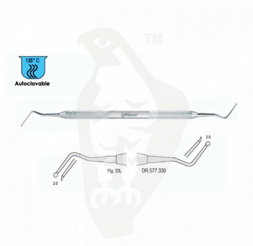 Classic-Round Endodontic excavator de fig. 33L