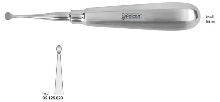 FALCON Kaparókanál Molt Fig. 2 165mm