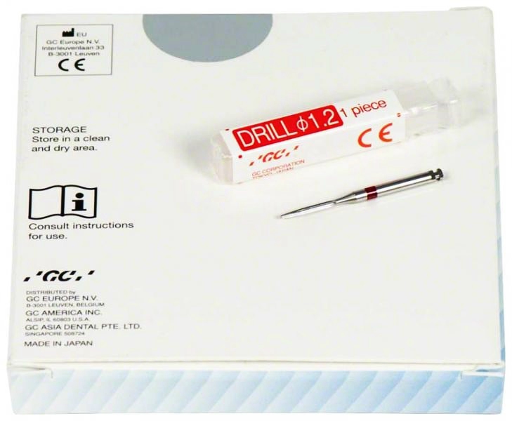 GC Fiber Post, előfúró, 1x 1.2 mm
