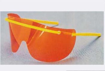 Polimerizációs előlap védőszemüveghez narancs