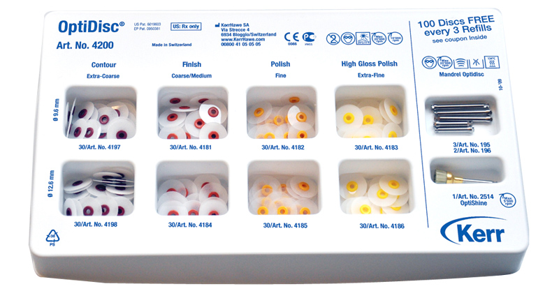Optidisc General Assorted Kit 9.6mm, 12.6mm