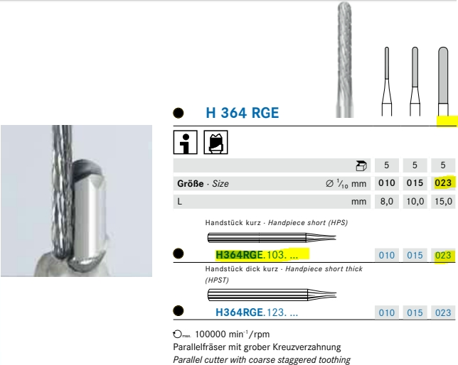 H364RG.103.023 Paralellfr.