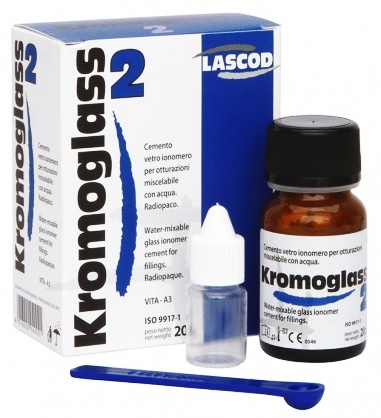 Kromoglass 2 glasionomer tömőanyag 20gr