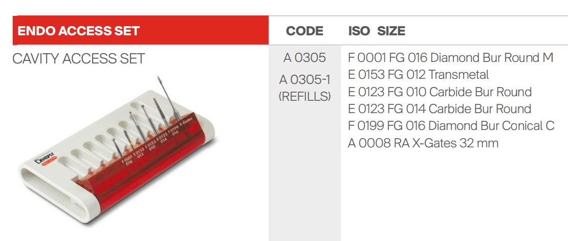 Cavity Access set