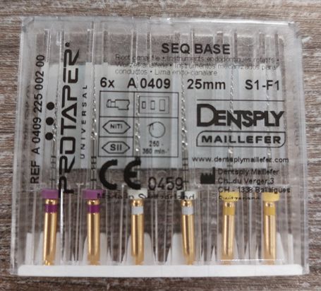 Pro Taper SEQ.Base 25mm Ass. S1-F1