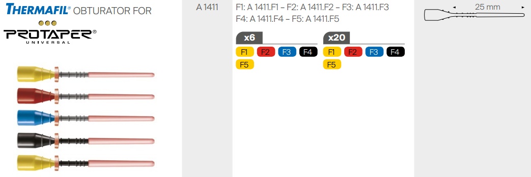 Protaper Obturator F1 6db