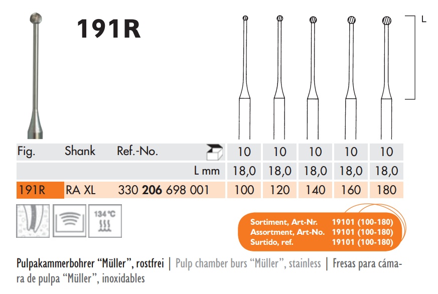 Pulpakamra fúró 191R206100