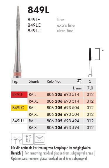 Gyémánt fúró könyökbe 849LC205012