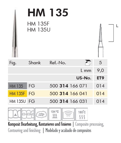 Vídia finirozó turbinába HMD135F314014