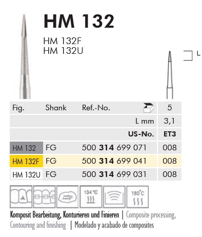 Vídia finirozó turbinába HM132314008