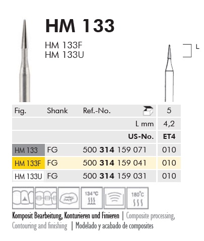 Vídia finirozó turbinába HM133F314010